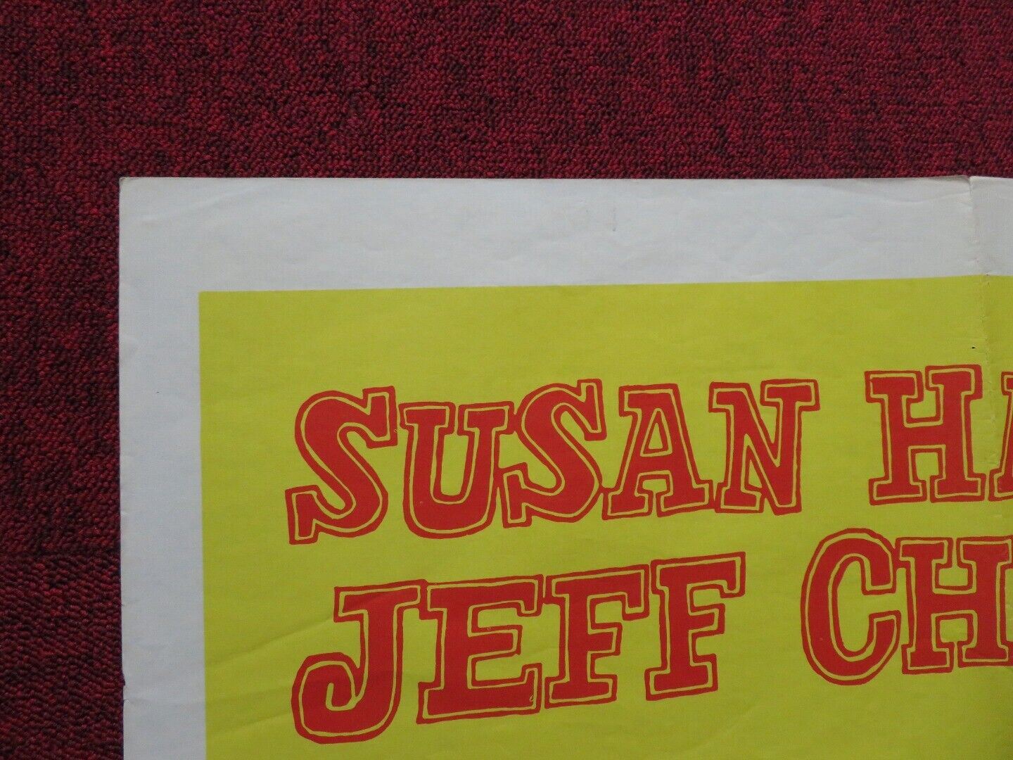 THUNDER IN THE SUN FOLDED US ONE SHEET POSTER SUSAN HAYWARD JEFF CHANDLER 1959 Movie posters