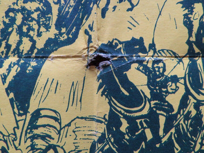 THUNDER IN THE SUN FOLDED US ONE SHEET POSTER SUSAN HAYWARD JEFF CHANDLER 1959 Movie posters