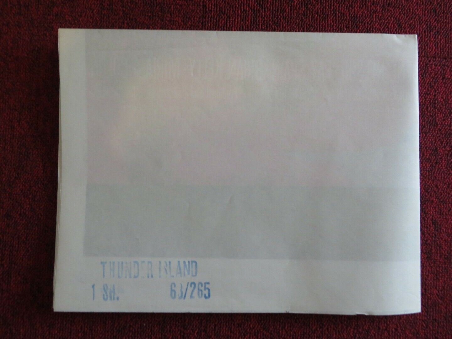 THUNDER ISLAND FOLDED US ONE SHEET POSTER GENE NELSON FAY SPAIN 1963 Movie posters