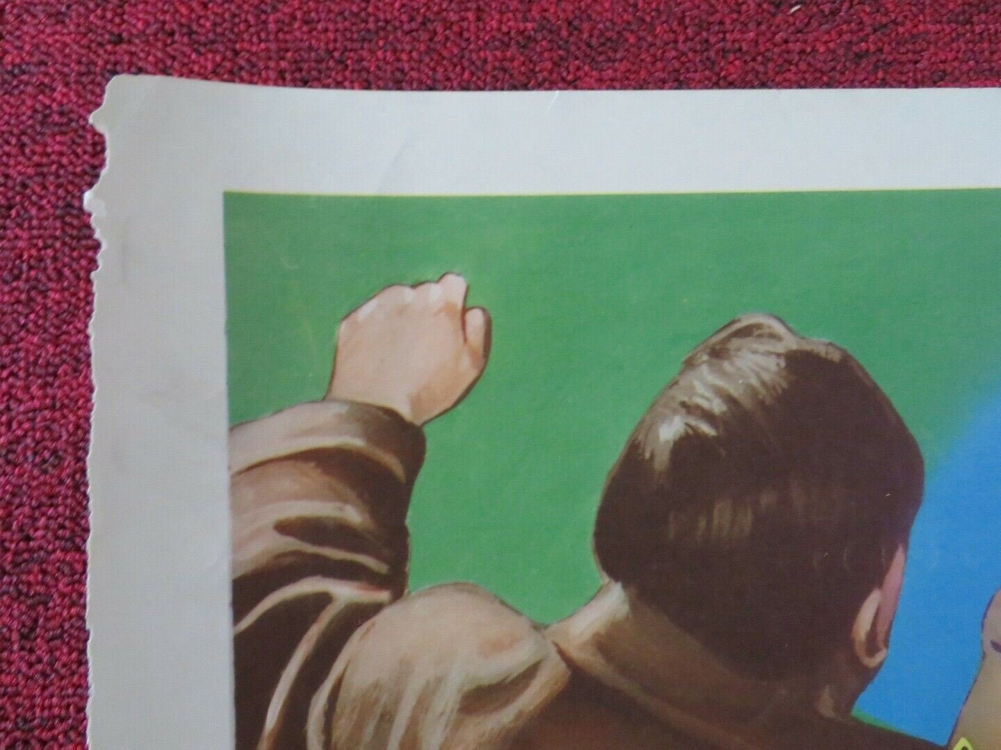 THUNDER OVER TANGIER US HALF SHEET (22"x 28") POSTER ROBERT HUTTON 1957 Movie posters