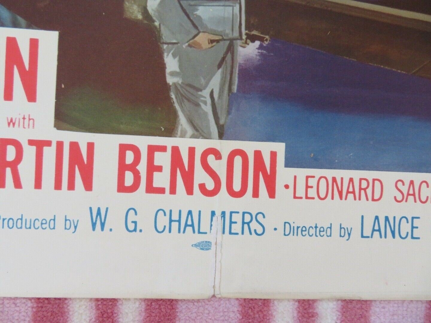 THUNDER, OVER TANGLER US HALF SHEET (22"x 28") POSTER ROBERT HUTTON 1957 Movie posters