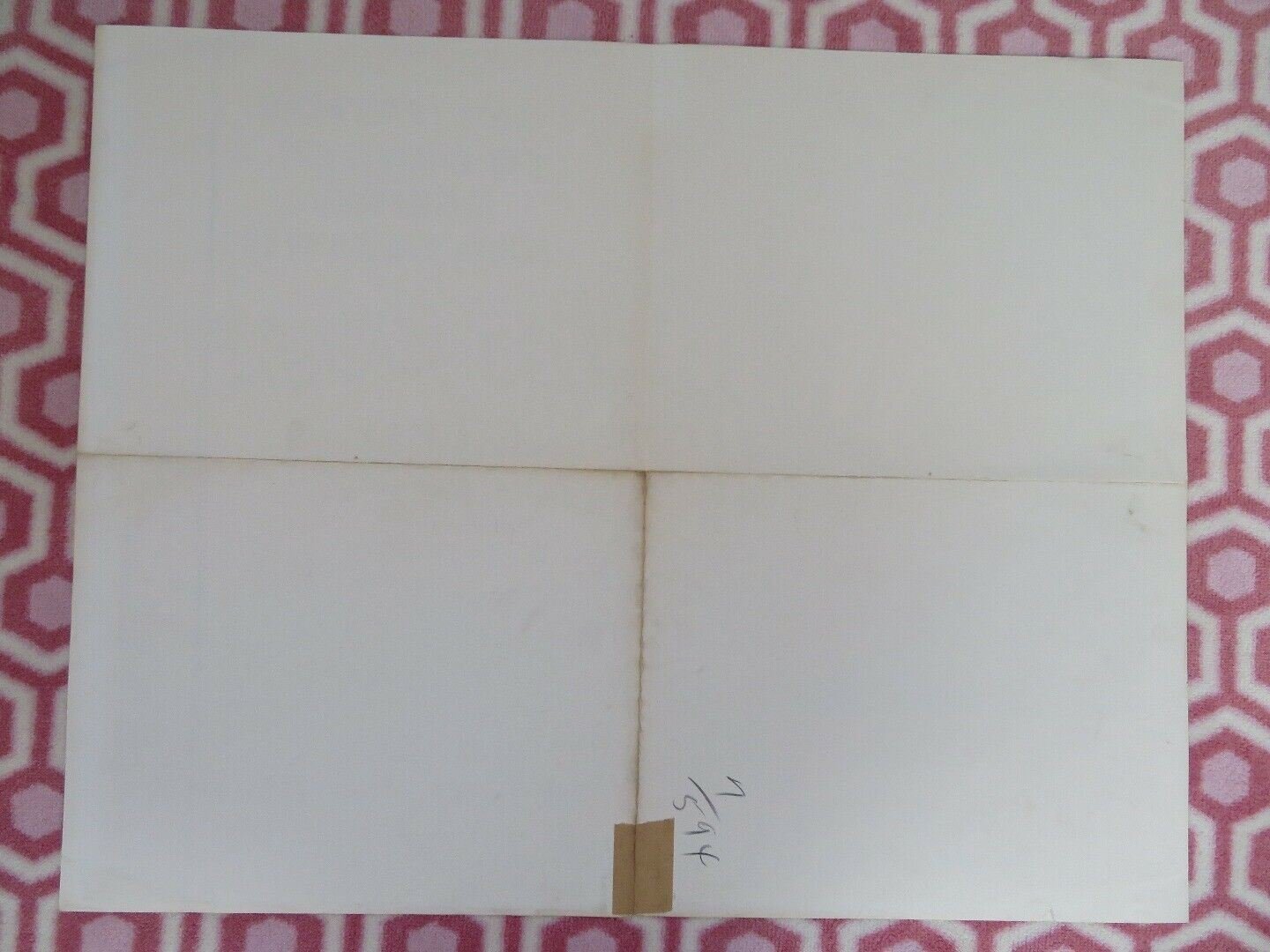 THUNDER, OVER TANGLER US HALF SHEET (22"x 28") POSTER ROBERT HUTTON 1957 Movie posters