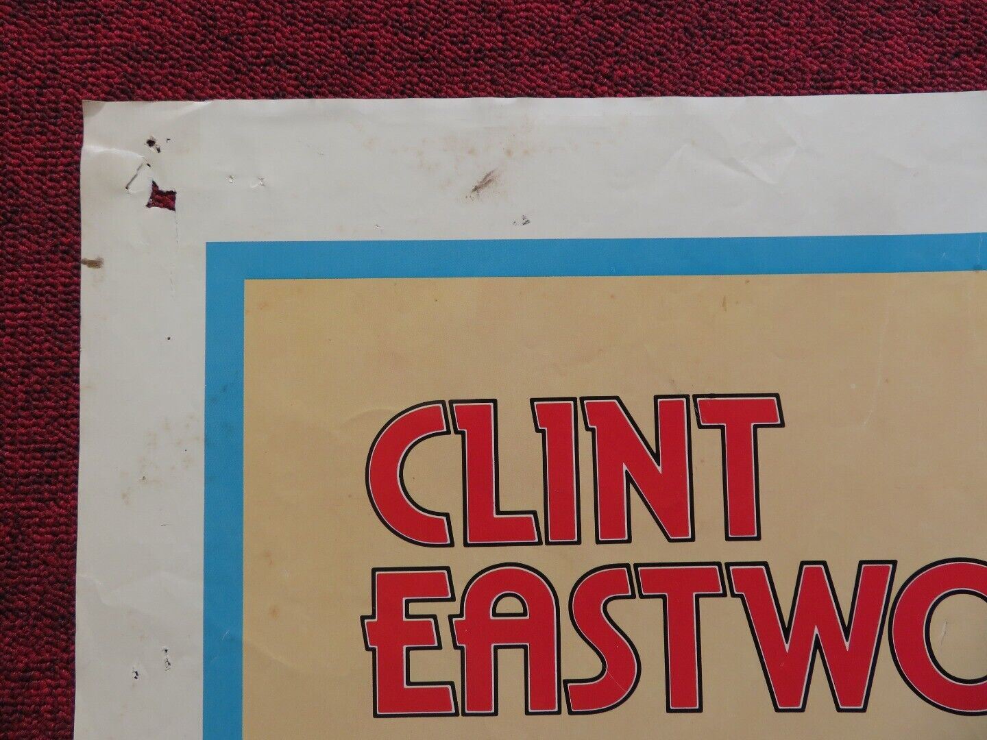 THUNDERBOLT AND LIGHTFOOT - STYLE D FOLDED US ONE SHEET POSTER CLINT EASTWOOD Rendezvous Cinema Movie posters