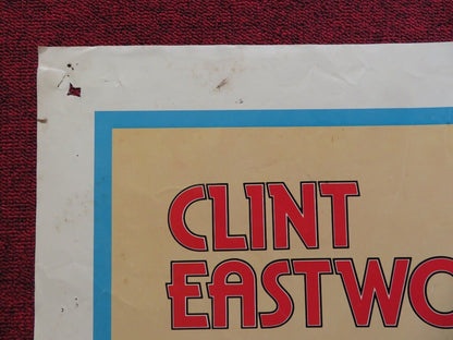 THUNDERBOLT AND LIGHTFOOT - STYLE D FOLDED US ONE SHEET POSTER CLINT EASTWOOD Rendezvous Cinema Movie posters