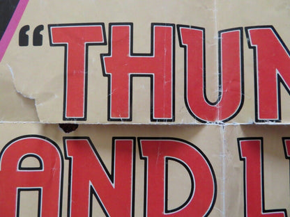 THUNDERBOLT AND LIGHTFOOT - STYLE D FOLDED US ONE SHEET POSTER CLINT EASTWOOD Rendezvous Cinema Movie posters