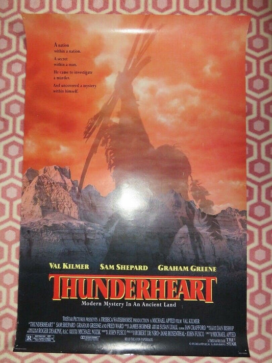 THUNDERHEART ONE SHEET ROLLED POSTER VAL KILMER SAM SHEPARD 1992 Movie posters
