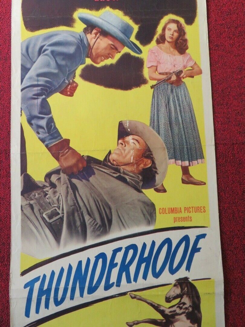 THUNDERHOOF US INSERT (14"x 36") POSTERPRESTON FOSTER MARY STUART 1948 Movie posters