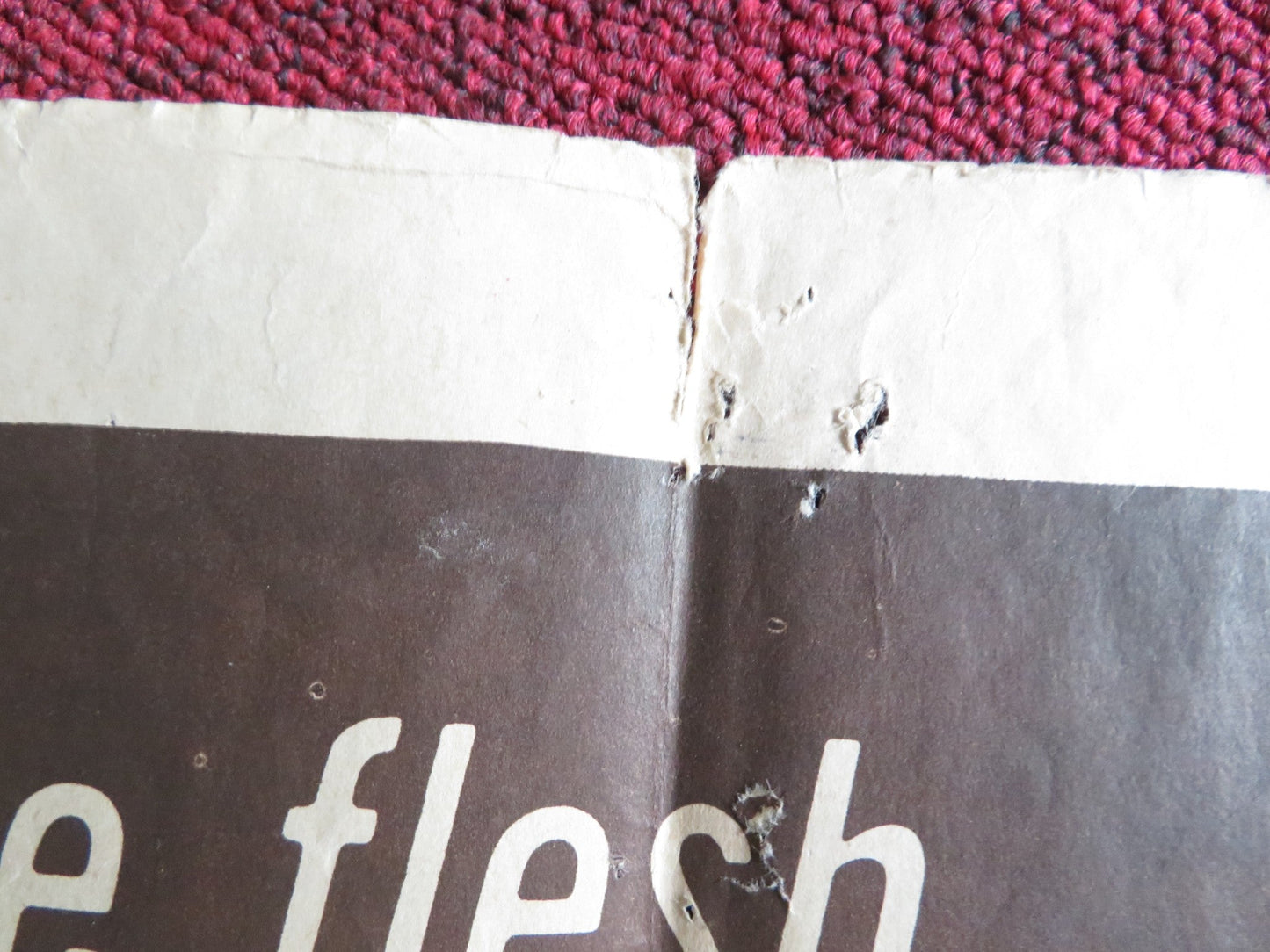 THUNDERSTORM FOLDED US ONE SHEET POSTER CARLOS THOMPSON LINDA CHRISTIAN 1956 Rendezvous Cinema Movie posters