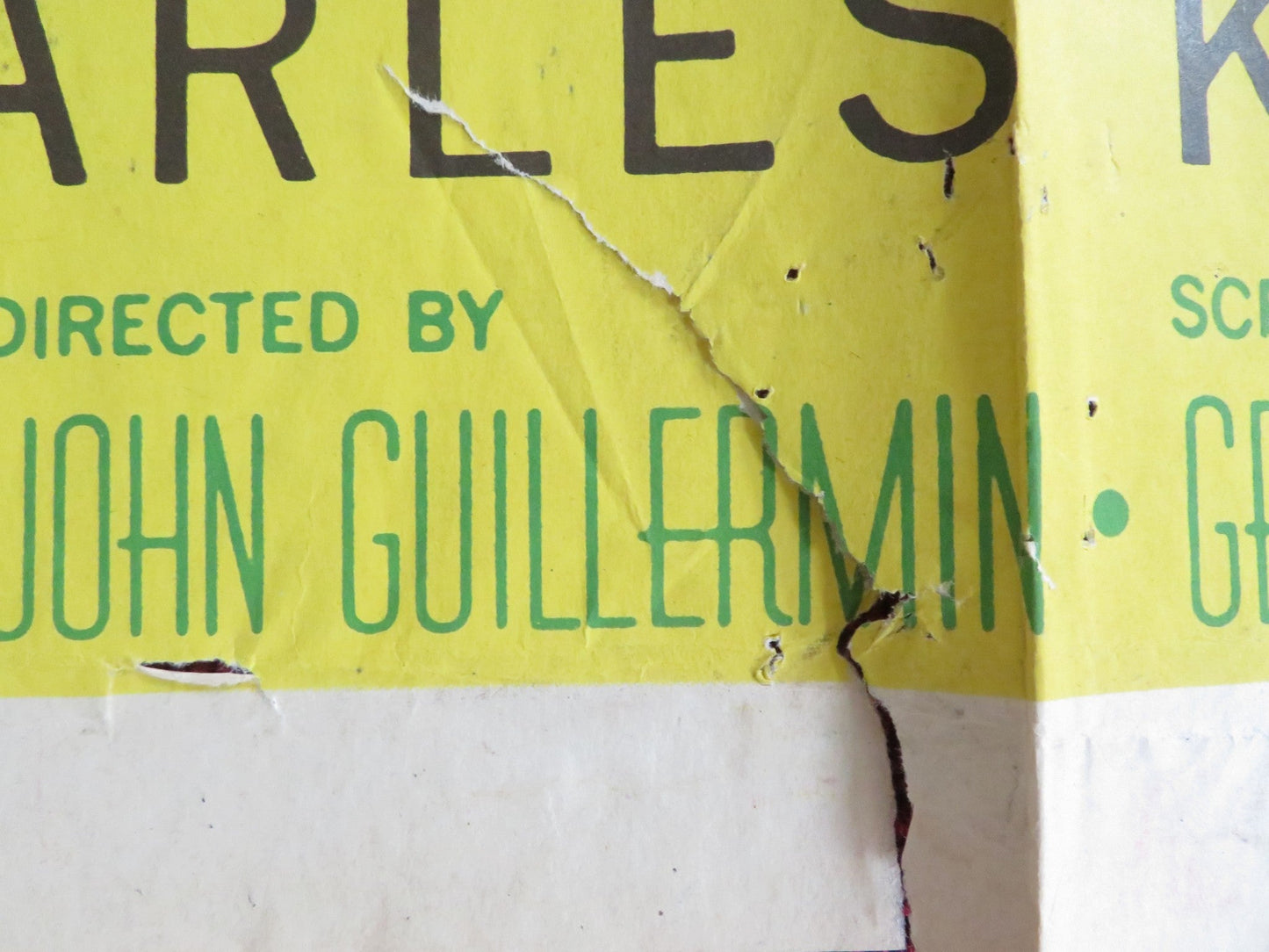 THUNDERSTORM FOLDED US ONE SHEET POSTER CARLOS THOMPSON LINDA CHRISTIAN 1956 Rendezvous Cinema Movie posters