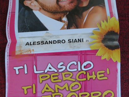 TI LASCIA PERCHE TI AMO TROPPO ITALIAN LOCANDINA (26.5"x11.5") POSTER 2006 - Rendezvous Cinema