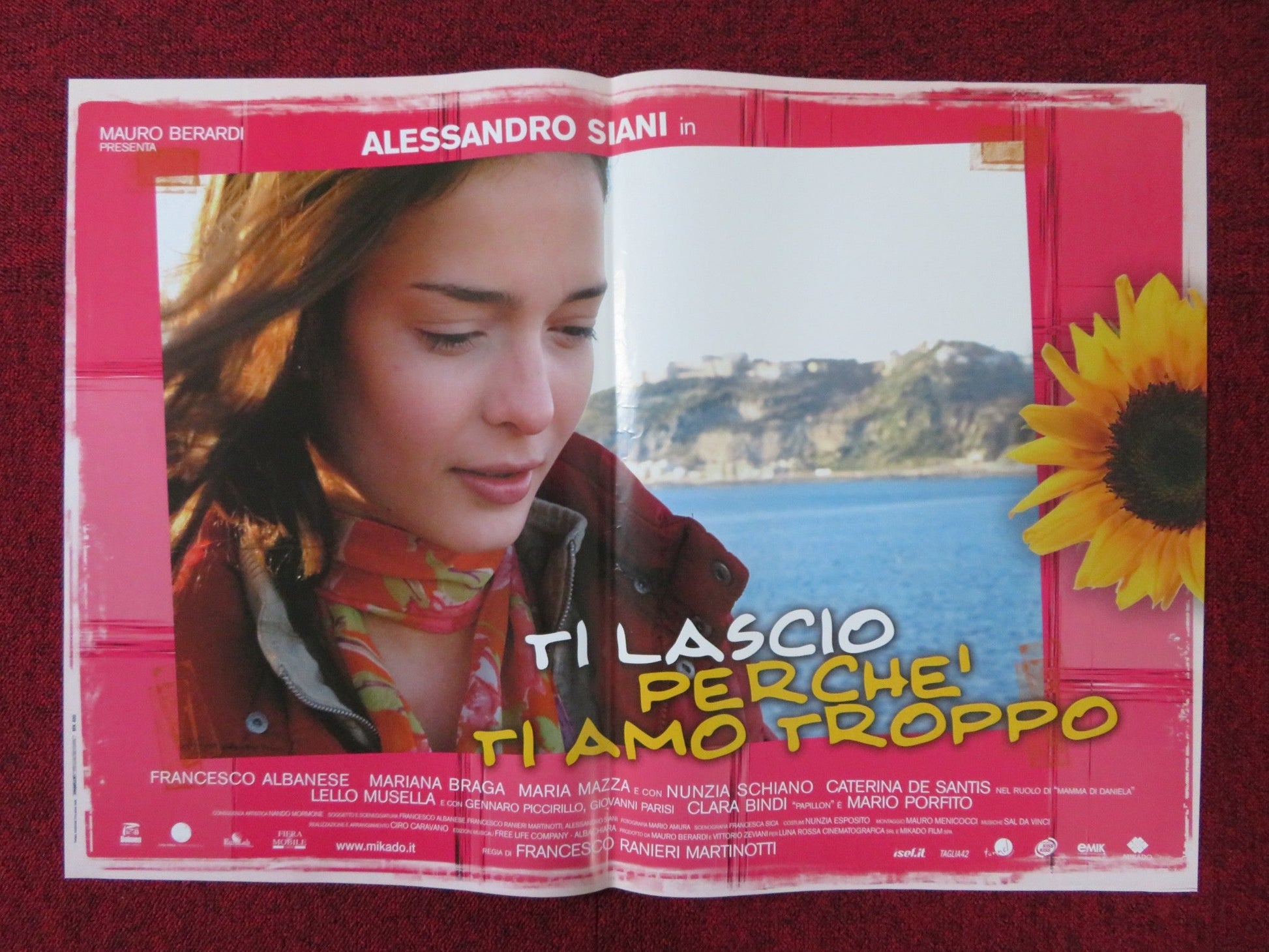 TI LASCIO PERCHE' TI AMO TROPPO - A ITALIAN FOTOBUSTA POSTER F. ALBANESE 2006 Rendezvous Cinema Movie posters