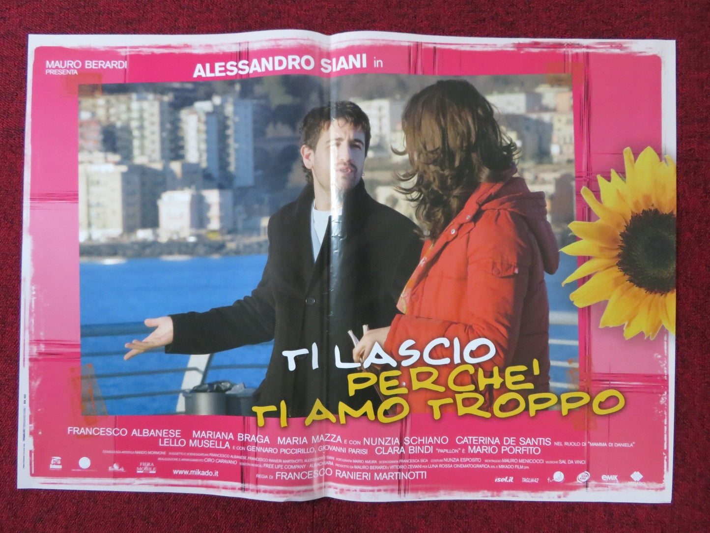 TI LASCIO PERCHE' TI AMO TROPPO - B ITALIAN FOTOBUSTA POSTER F. ALBANESE 2006 Rendezvous Cinema Movie posters