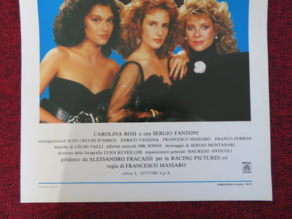 TI PRESENTO UN'AMICA ITALIAN LOCANDINA POSTER MICHELE PLACIDO KATE CAPSHAW 1988 Rendezvous Cinema Movie posters