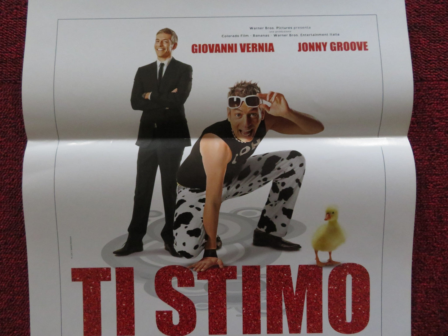TI STIMO FRATELLO ITALIAN LOCANDINA POSTER GIOVANNI VERNIA JONNY GROOVE 2012 Rendezvous Cinema Movie posters