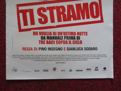 TI STRAMO ITALIAN LOCANDINA (27.5"x13.5") POSTER CARLOTTA TESCONI 2008 - Rendezvous Cinema