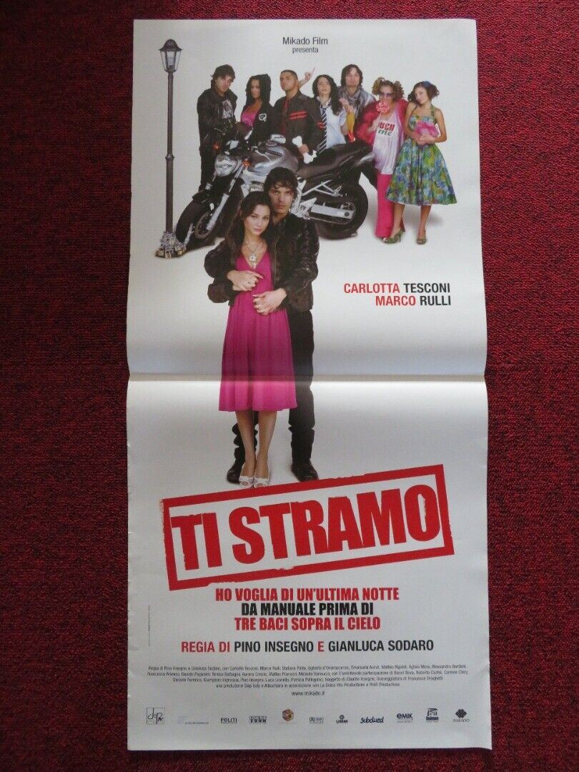 TI STRAMO ITALIAN LOCANDINA (27.5"x13.5") POSTER CARLOTTA TESCONI 2008 - Rendezvous Cinema