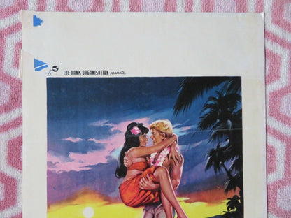 TIARA TAHITI ITALIAN LOCANDINA (27.5"x13") POSTER JAMES MASON JOHN MILLS 1962 Movie posters