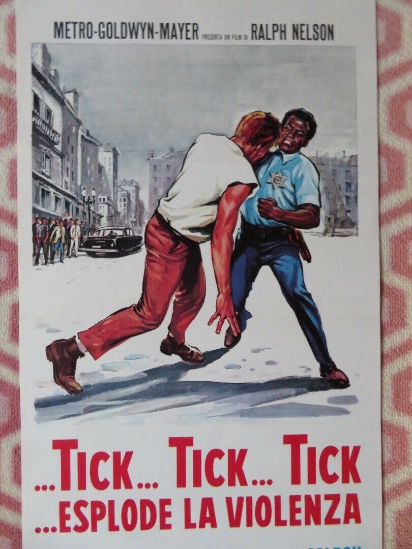 TICK TICK TICK ESPLODE LA VIOLENZA ITALIAN LOCANDINA (27.5"x13") POSTER 1970 Movie posters