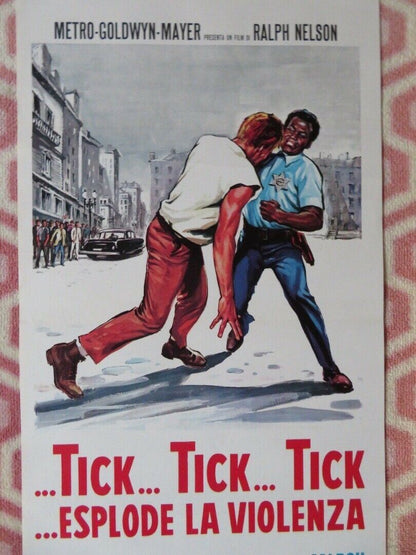 TICK TICK TICK ESPLODE LA VIOLENZA ITALIAN LOCANDINA (27.5"x13") POSTER 1970 Movie posters