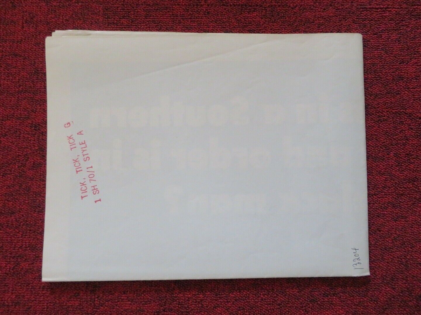 TICK TICK TICK STYLE A FOLDED US ONE SHEET POSTER JIM BROWN 1970 Movie posters