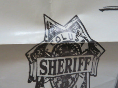 TICK TICK TICK STYLE A FOLDED US ONE SHEET POSTER JIM BROWN 1970 Movie posters