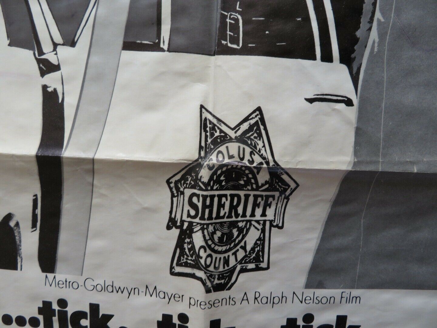 TICK, TICK, TICK USA ONE SHEET FOLDED POSTER JIM BROWN GEORGE KENNEDY 1970 Movie posters