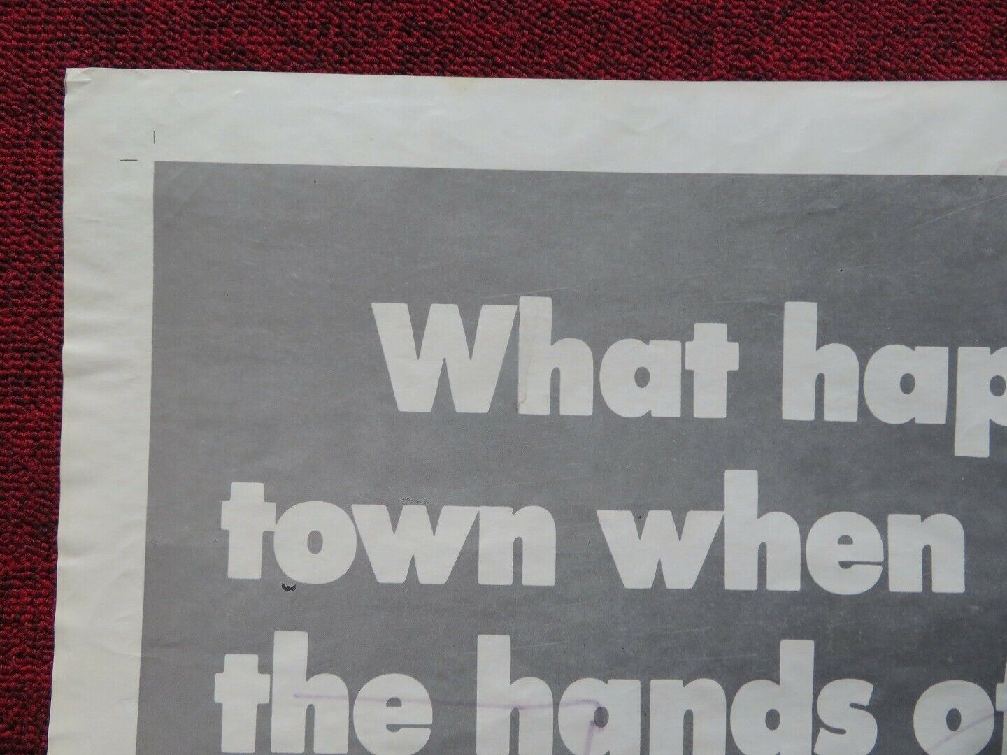 TICK, TICK, TICK USA ONE SHEET FOLDED POSTER JIM BROWN GEORGE KENNEDY 1970 Movie posters