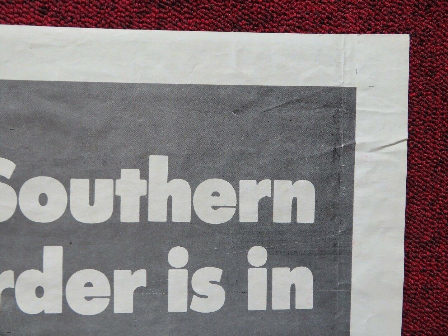 TICK, TICK, TICK USA ONE SHEET FOLDED POSTER JIM BROWN GEORGE KENNEDY 1970 Movie posters