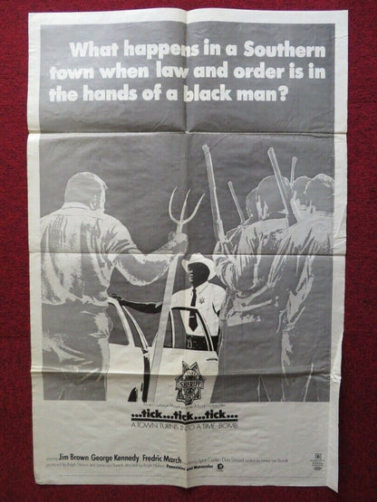 TICK, TICK, TICK USA ONE SHEET FOLDED POSTER JIM BROWN GEORGE KENNEDY 1970 Movie posters