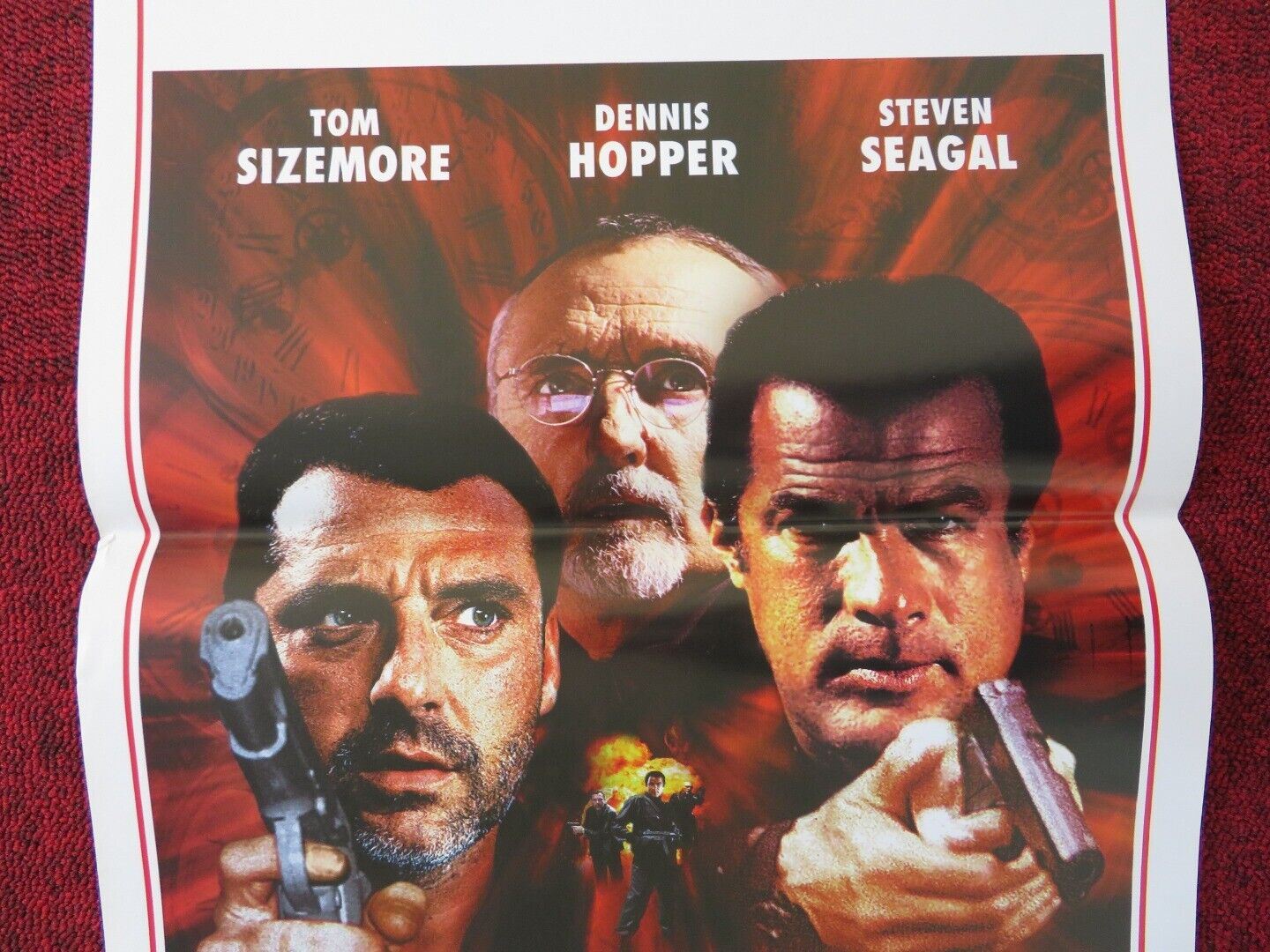 TICKER ITALIAN LOCANDINA (27.5"x13") POSTER DENNIS HOPPER STEVEN SEAGAL 2001 Movie posters