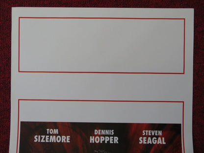 TICKER ITALIAN LOCANDINA (27.5"x13") POSTER DENNIS HOPPER STEVEN SEAGAL 2001 Movie posters