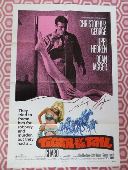 TIGER BY THE TAIL 1969 US ONE SHEET POSTER CHRISTOPHER GEORGE T HEDREN Movie posters