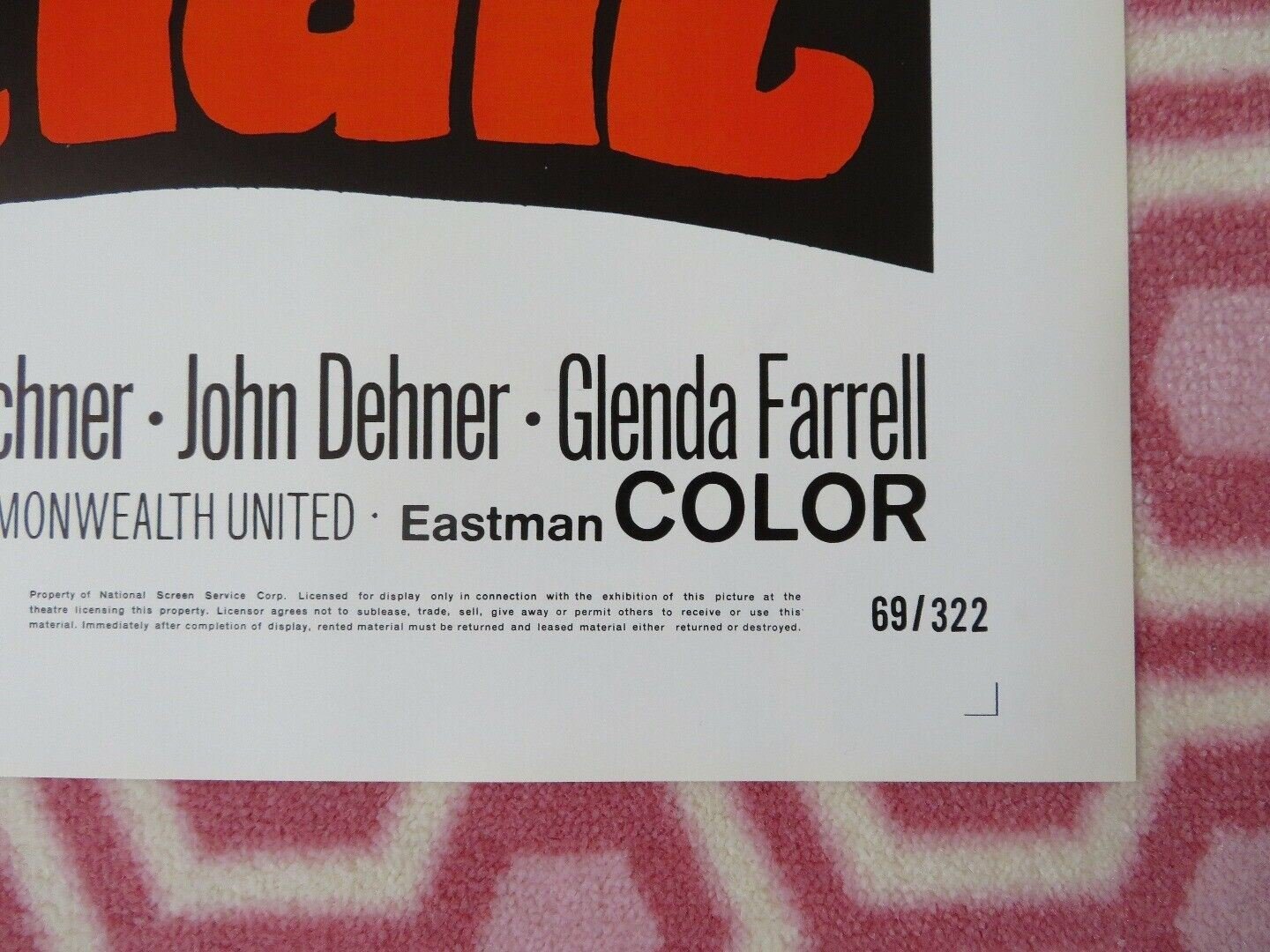 TIGER BY THE TAIL 1969 US ONE SHEET POSTER CHRISTOPHER GEORGE T HEDREN Movie posters