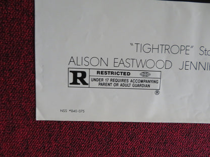 TIGHTROPE FOLDED US ONE SHEET POSTER CLINT EASTWOOD 1984 Rendezvous Cinema Movie posters