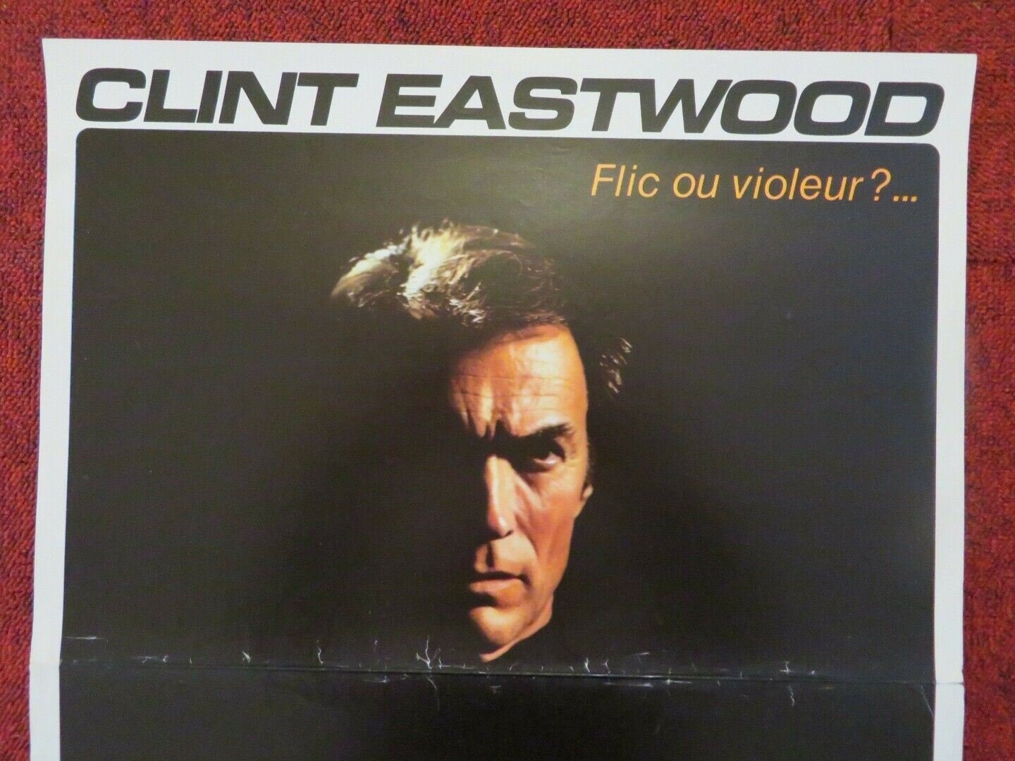 TIGHTROPE FRENCH (15"x 21") POSTER CLINT EASTWOOD GENEVIEVE BUJOLD 1984 - Rendezvous Cinema