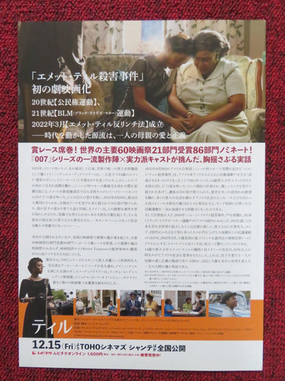 TILL JAPANESE CHIRASHI (B5) POSTER DANIELLE DEADWYLER JALYN HALL 2022 Rendezvous Cinema Movie posters