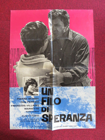 TILL THE END OF THE WORLD ITALIAN FOGLIO POSTER PIERRE MONDY DIDI PEREGO 1963 Rendezvous Cinema Movie posters