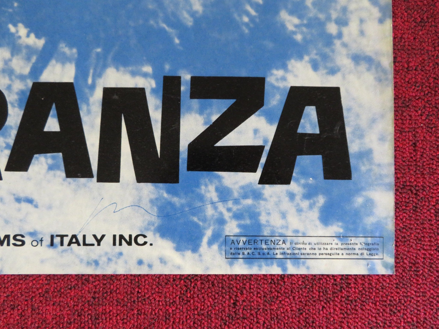 TILL THE END OF THE WORLD ITALIAN FOGLIO POSTER PIERRE MONDY DIDI PEREGO 1963 Rendezvous Cinema Movie posters