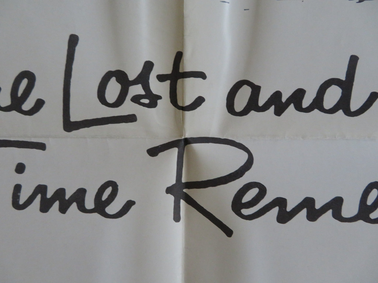 TIME LOST AND TIME REMEMBERED FOLDED US ONE SHEET POSTER SARAH MILES CUSACK 1966 Rendezvous Cinema Movie posters