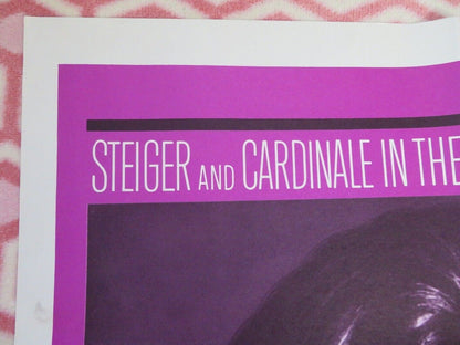 TIME OF INDIFFERENCE FOLDED US ONE SHEET POSTER CLUDIA CARDINAL ROD STEIGER 1965 Movie posters