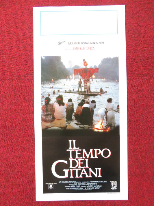 TIME OF THE GYPSIES ITALIAN LOCANDINA POSTER DAVOR DUJMOVIC BORA TODOROVIC 1990 Rendezvous Cinema Movie posters
