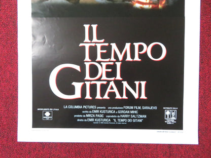 TIME OF THE GYPSIES ITALIAN LOCANDINA POSTER DAVOR DUJMOVIC BORA TODOROVIC 1990 Rendezvous Cinema Movie posters
