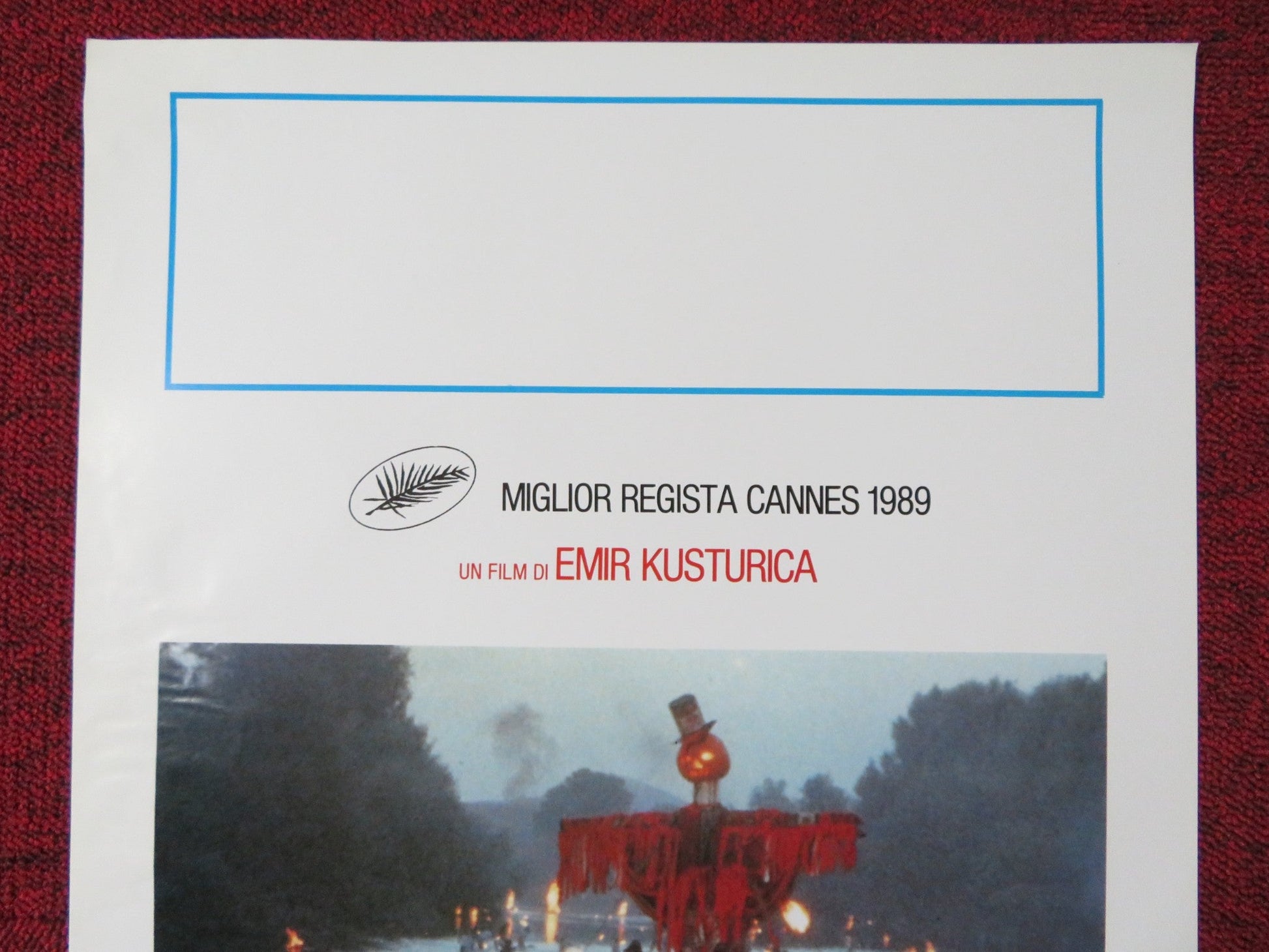 TIME OF THE GYPSIES ITALIAN LOCANDINA POSTER DAVOR DUJMOVIC BORA TODOROVIC 1990 Rendezvous Cinema Movie posters