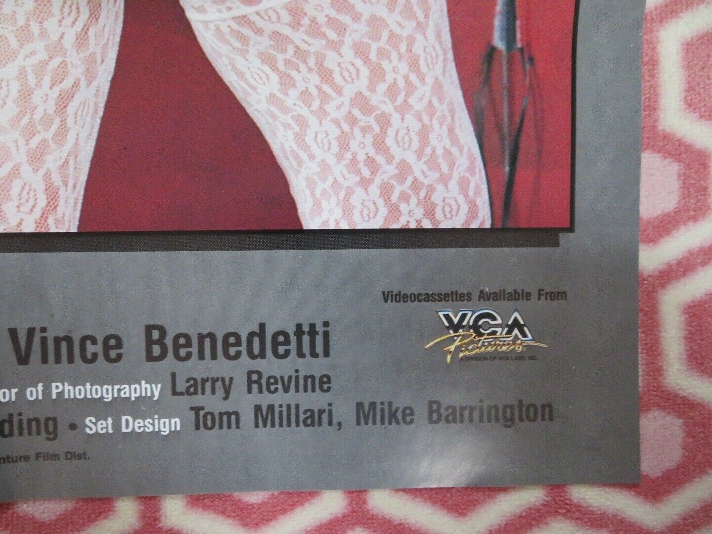 TIME SQUARE COMES ALIVE FOLDED US ONE SHEET POSTER VERONICA VERA N WRIGHY 1985 Movie posters