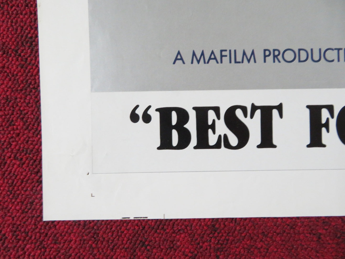 TIME STANDS STILL FOLDED US ONE SHEET POSTER ANIKO IVAN ISTVAN ZNAMENAK 1982 Rendezvous Cinema Movie posters