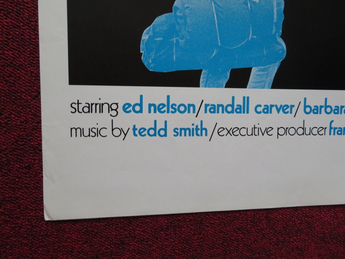 TIME TO RUN FOLDED US ONE SHEET POSTER EDD NELSON RANDALL CARVER 1973 Movie posters