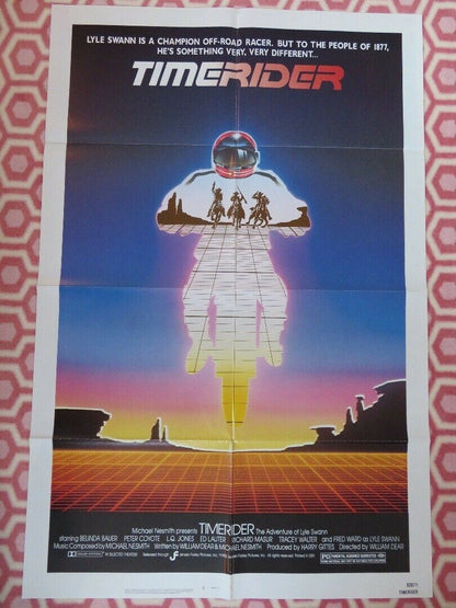 TIMERIDER 1982 US ONE SHEET POSTER FRED WARD ADVENTURES OF LYLE SWANN Movie posters