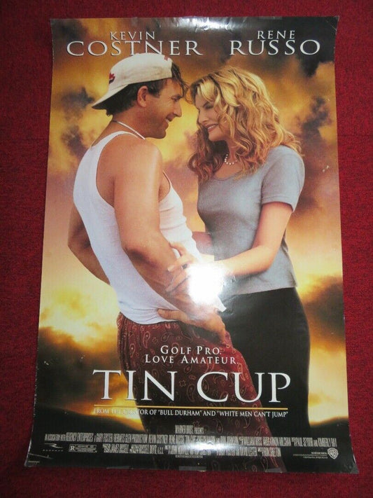 TIN CUP US ONE SHEET ROLLED POSTER KEVIN COSTNER RENE RUSSO 1996 Movie posters