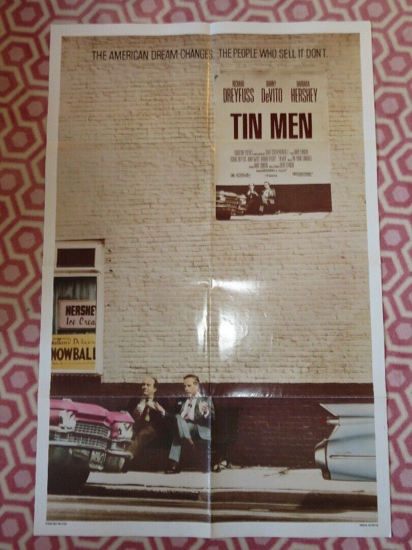 TIN MEN FOLDED US ONE SHEET POSTER RICHARD DREYFUSS DANNY DEVITO 1987 - Rendezvous Cinema