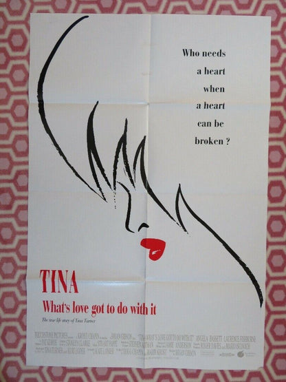 TINA WHAT'S LOVE GOT TO DO WITH IT ONE SHEET (27"x 41") POSTER TINA TURNER 1993 Movie posters